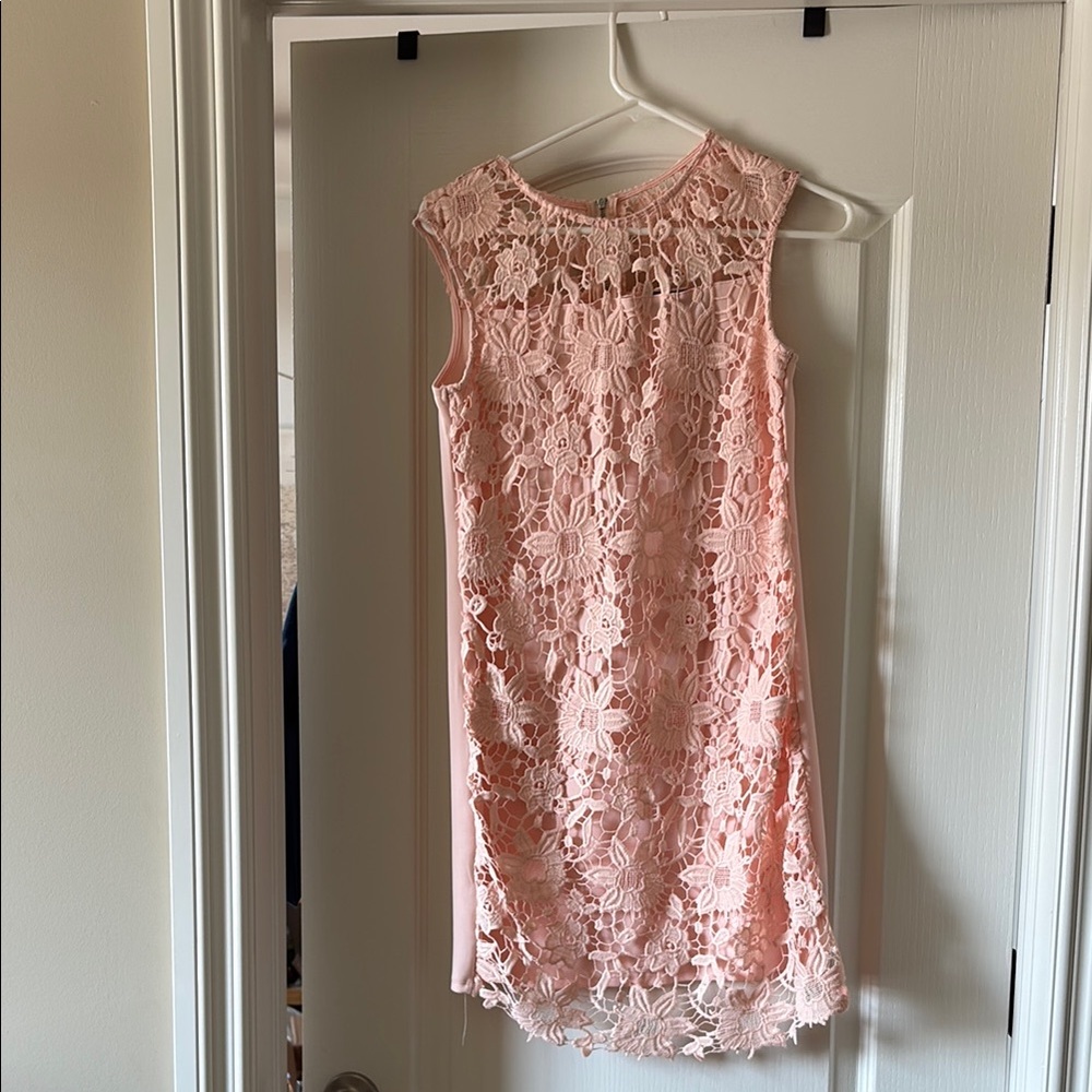 Trixxi Kids Formal Lace Dress in Pink